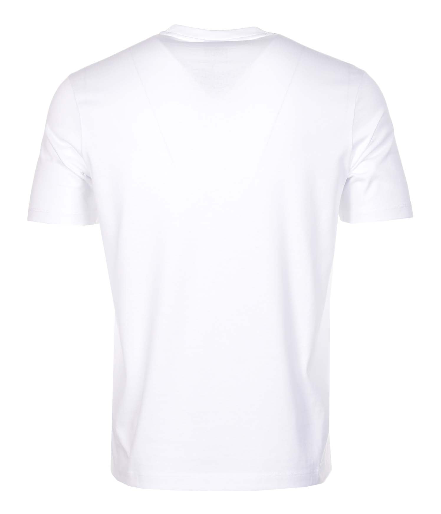 Short Sleeve Silver Centre Logo T Shirt White