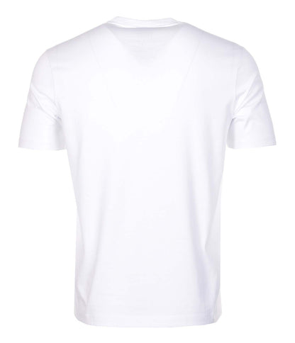 Short Sleeve Silver Centre Logo T Shirt White