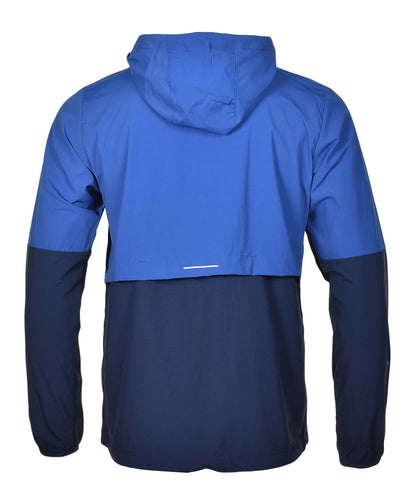 Tech Nylon Hoodie Navy Mountain Blue