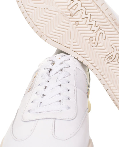 Dover Trainers Side Stripe White