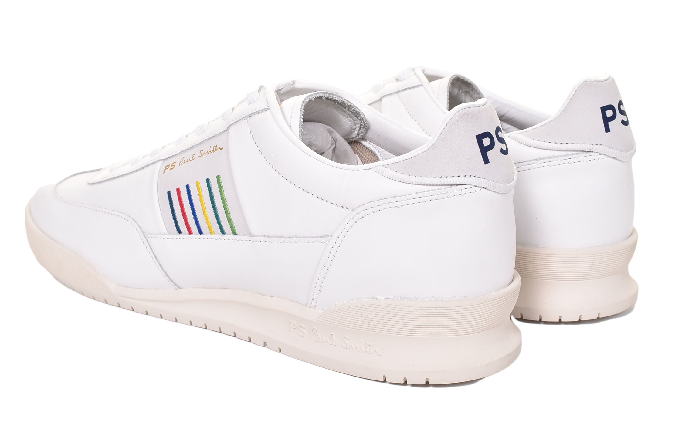 Dover Trainers Side Stripe White