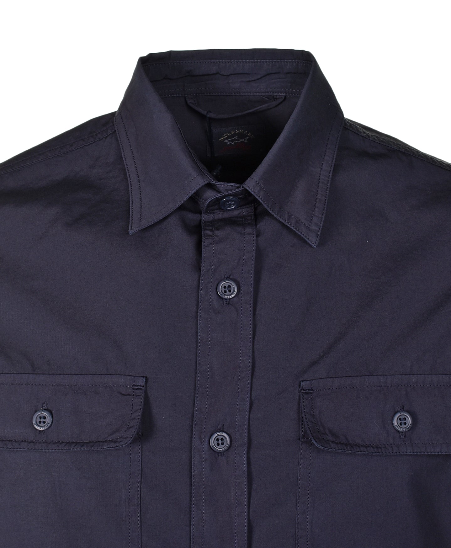 Long Sleeve Utility Shirt Navy Blue