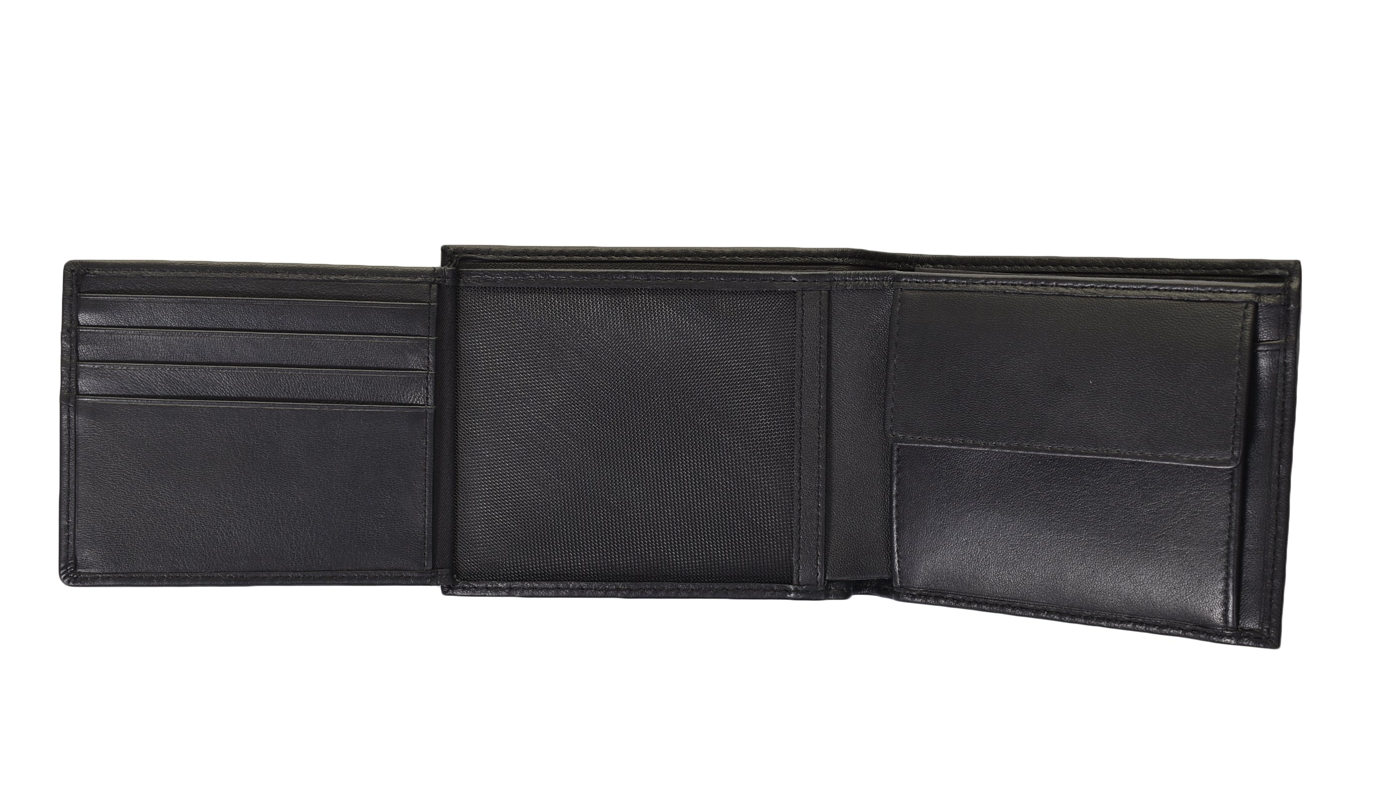 Randy Trifold Coin Wallet Black