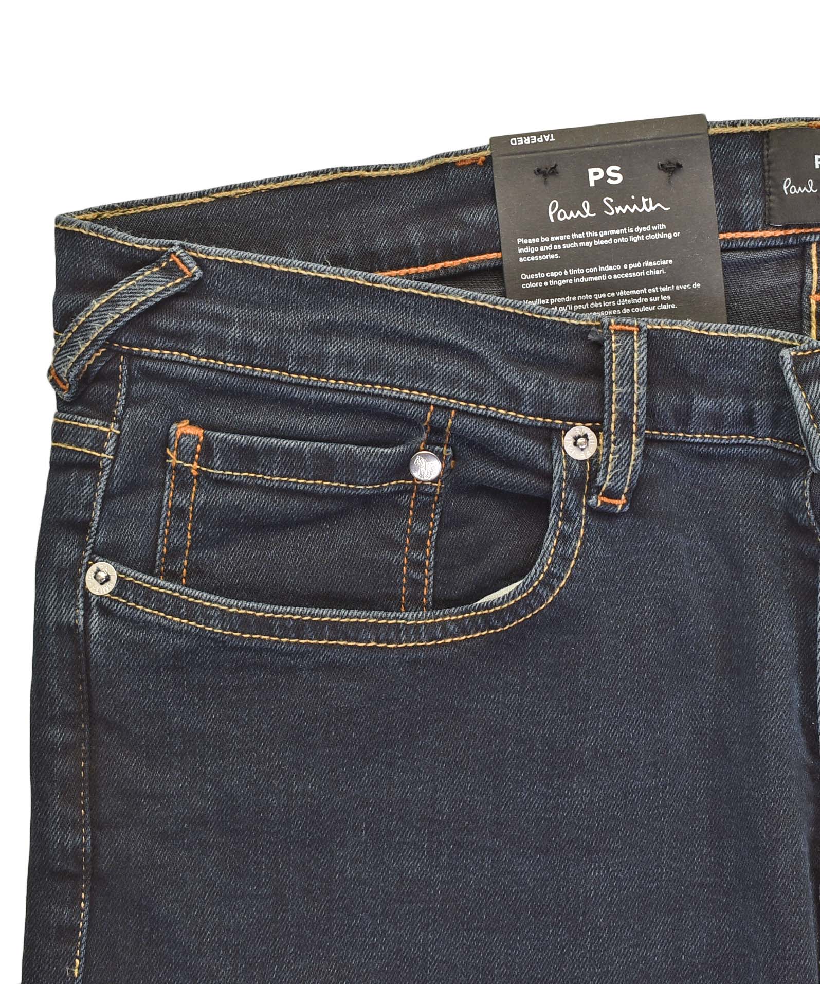 Tapered Fit Jeans Dark Wash