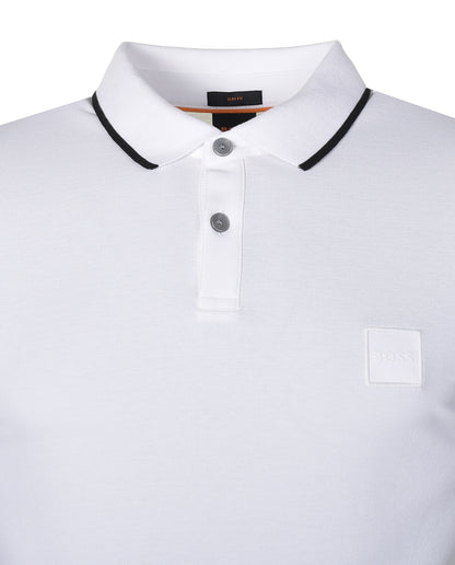 Passertip Short Sleeve Polo Shirt White