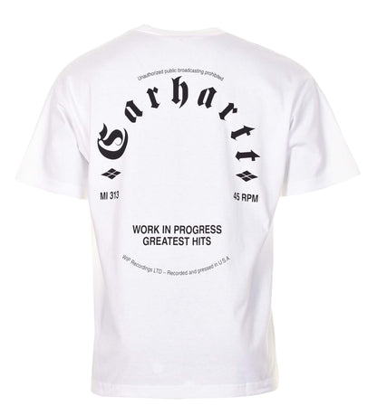 Short Sleeve Greatest Hits T Shirt White