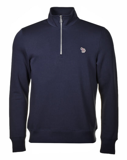 Zebra Half Zip Sweatshirt Dark Navy