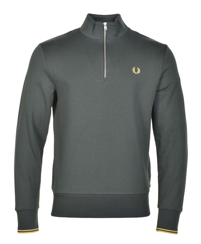 Half Zip Sweatshirt Court Green