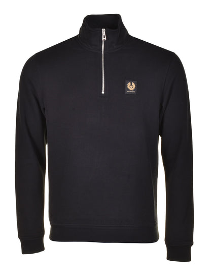 Quarter Zip Sweatshirt Black