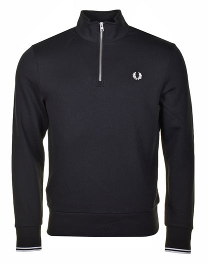 Half Zip Sweatshirt Black