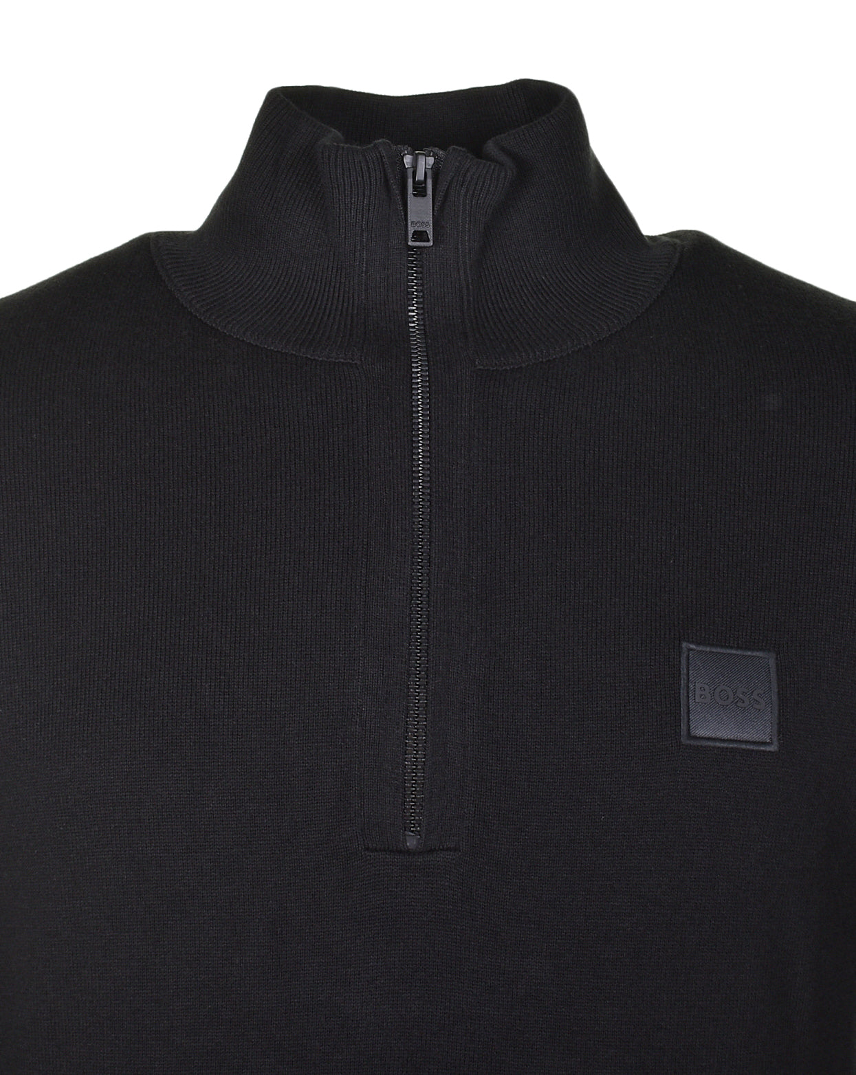 Kanobix Knitted Quarter Zip Black