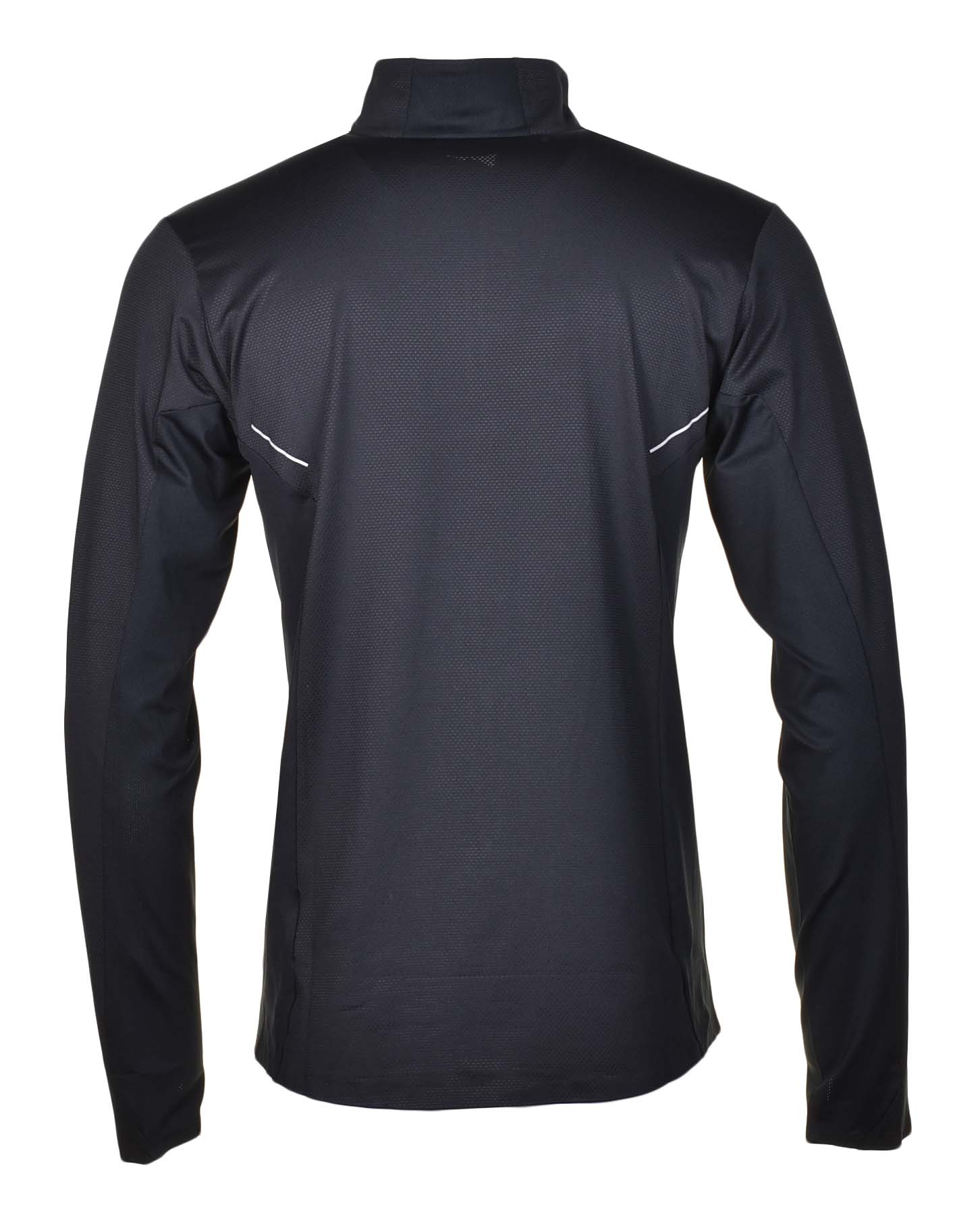 Long Sleeve Three Pitch Tech Knit 1/4 Zip Black