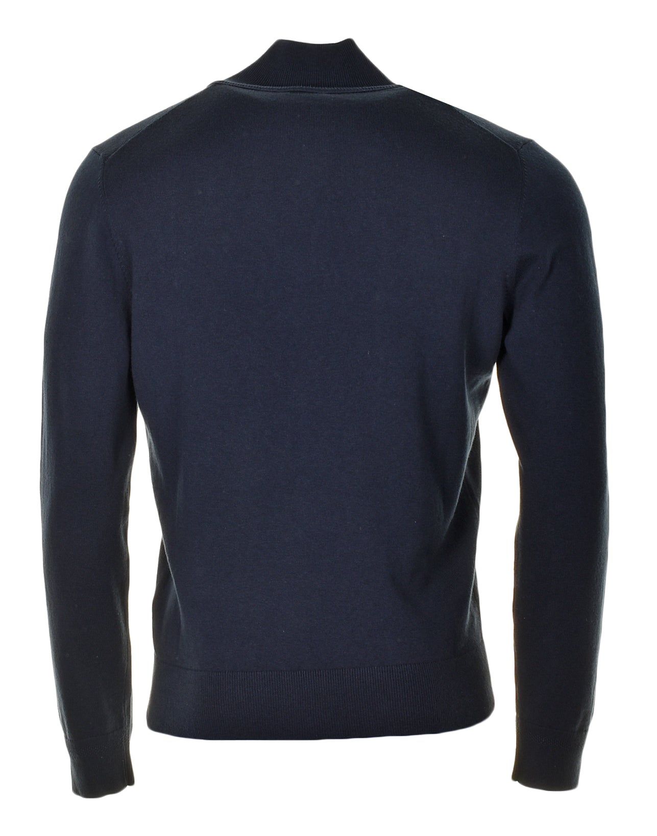 Kanobix Knitted Quarter Zip Dark Blue