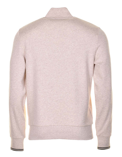 Half Zip Sweatshirt Porridge Marl/Anchor Grey