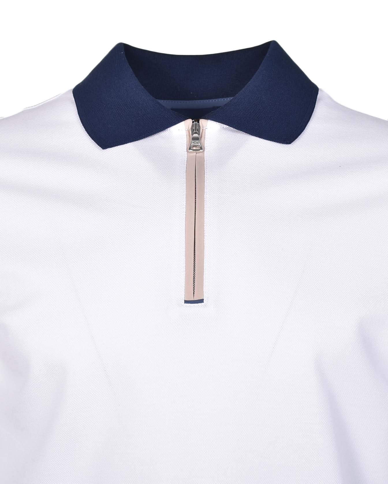 Super Soft S/S Quarter Zip Polo Shirt White