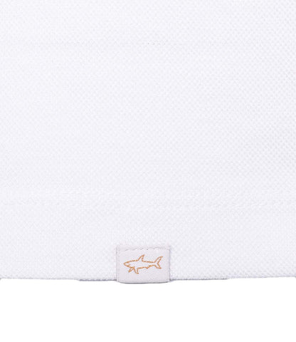 Super Soft S/S Quarter Zip Polo Shirt White