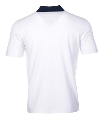 Super Soft S/S Quarter Zip Polo Shirt White