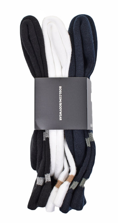 3 Pack RS Sport Socks Navy White Black