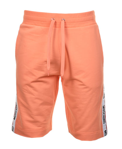 Underwear Side Taped Jogger Shorts Orange