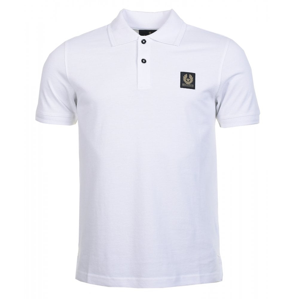 Belstaff Short Sleeve Polo Shirt White – Ragazzi Clothing