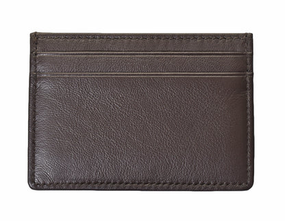 Crew Card Holder Dark Brown