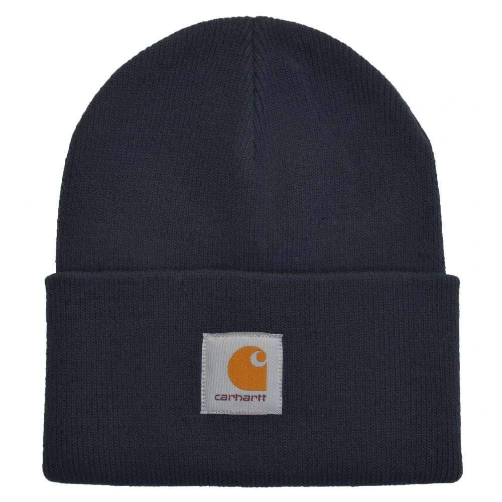 Acrylic Watch Hat Dark Navy