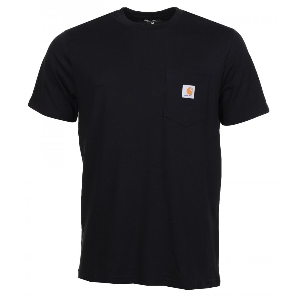 Short Sleeve Pocket T Shirt Black