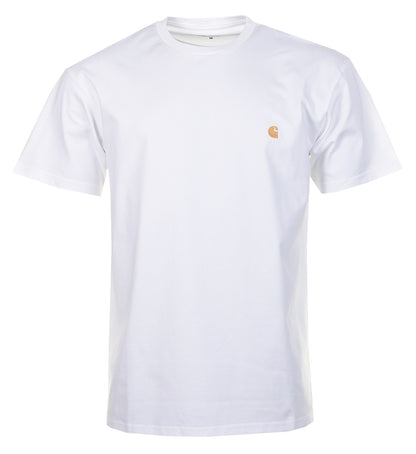 Short Sleeve Chase T Shirt White Gold