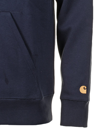 Hooded Chase Sweatshirt Navy