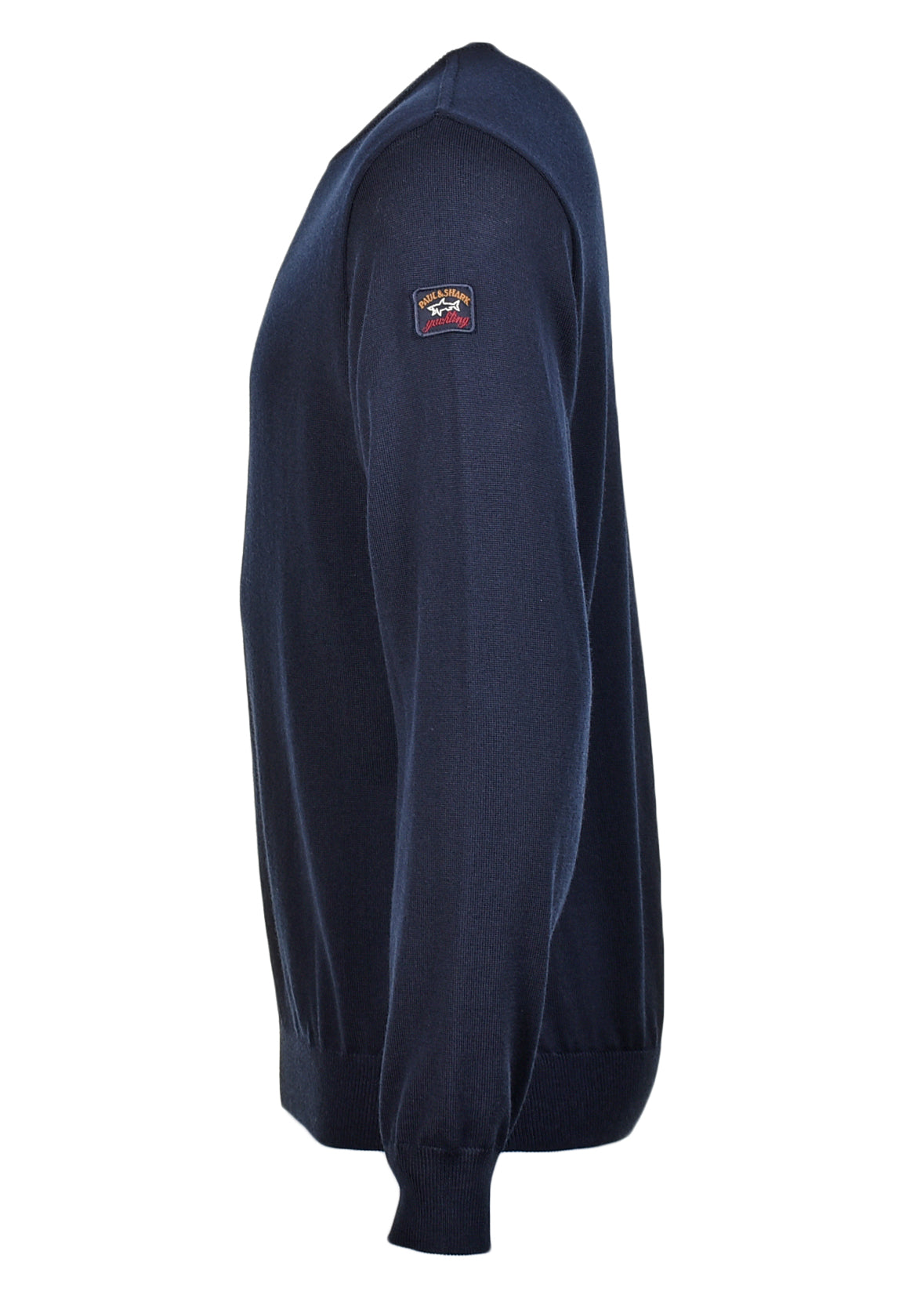 Merino Wool Crew Neck Jumper Navy