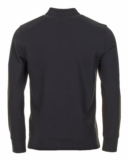 Long Sleeve Polo Shirt Black