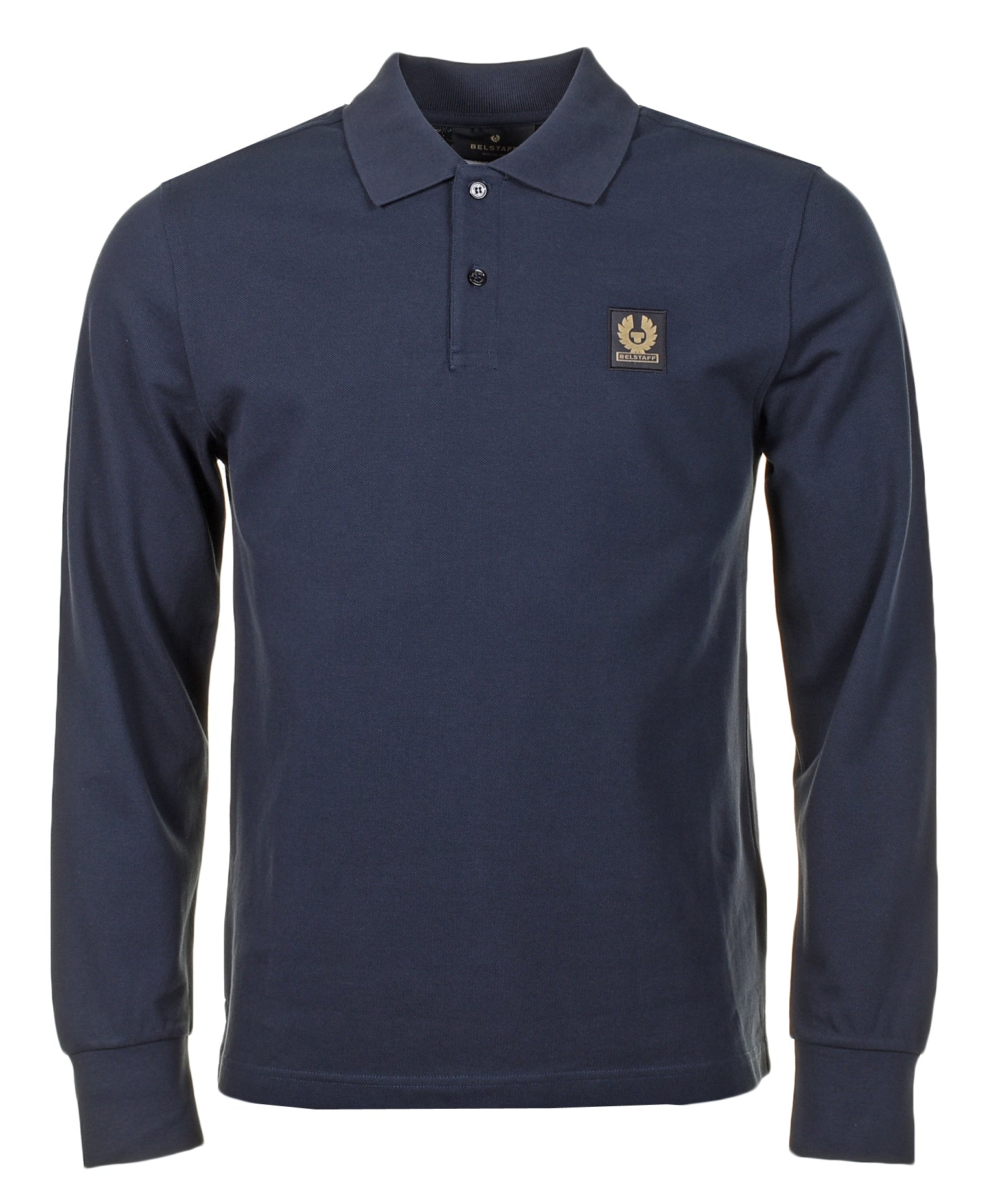 Belstaff Long Sleeve Polo Shirt Navy – Ragazzi Clothing