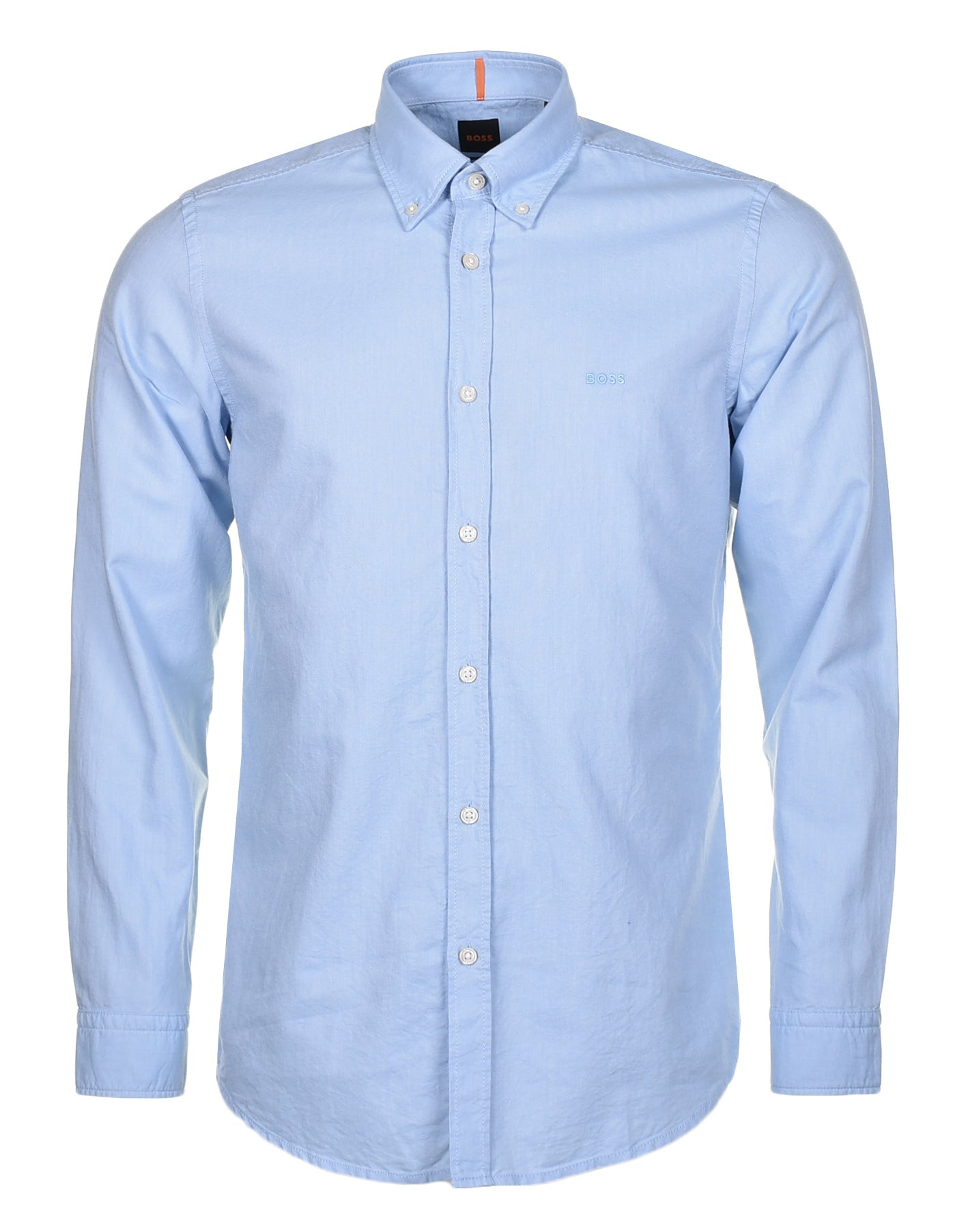 Rickert Long Sleeve Oxford Shirt Open Blue