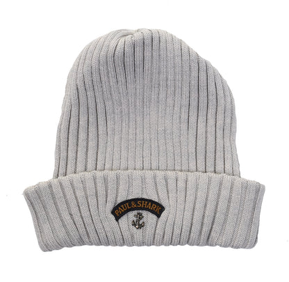 Anchor Beanie Light Grey