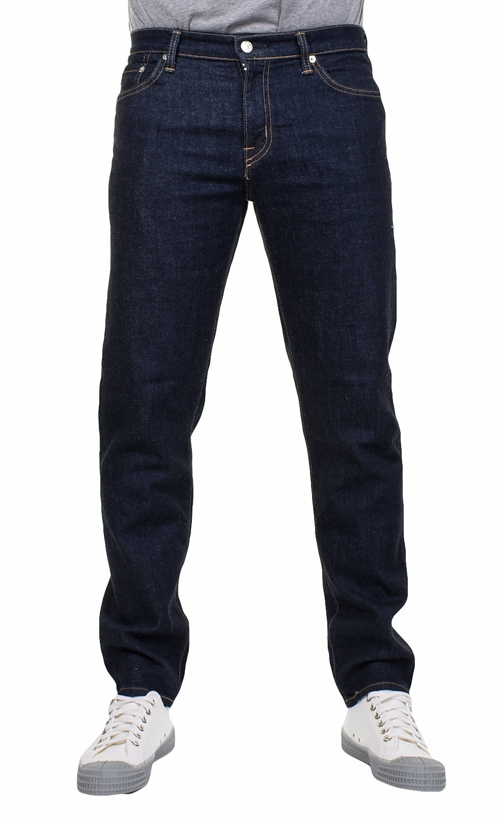 Edwin Regular Tapered Jeans Kaihara Pure Indigo Stretch Denim Blue ...