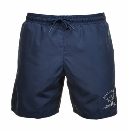 Reflective Logo Swim Shorts Navy