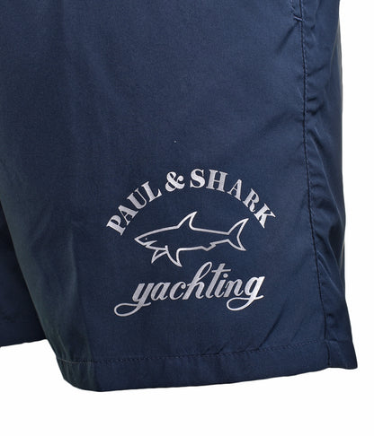 Reflective Logo Swim Shorts Navy