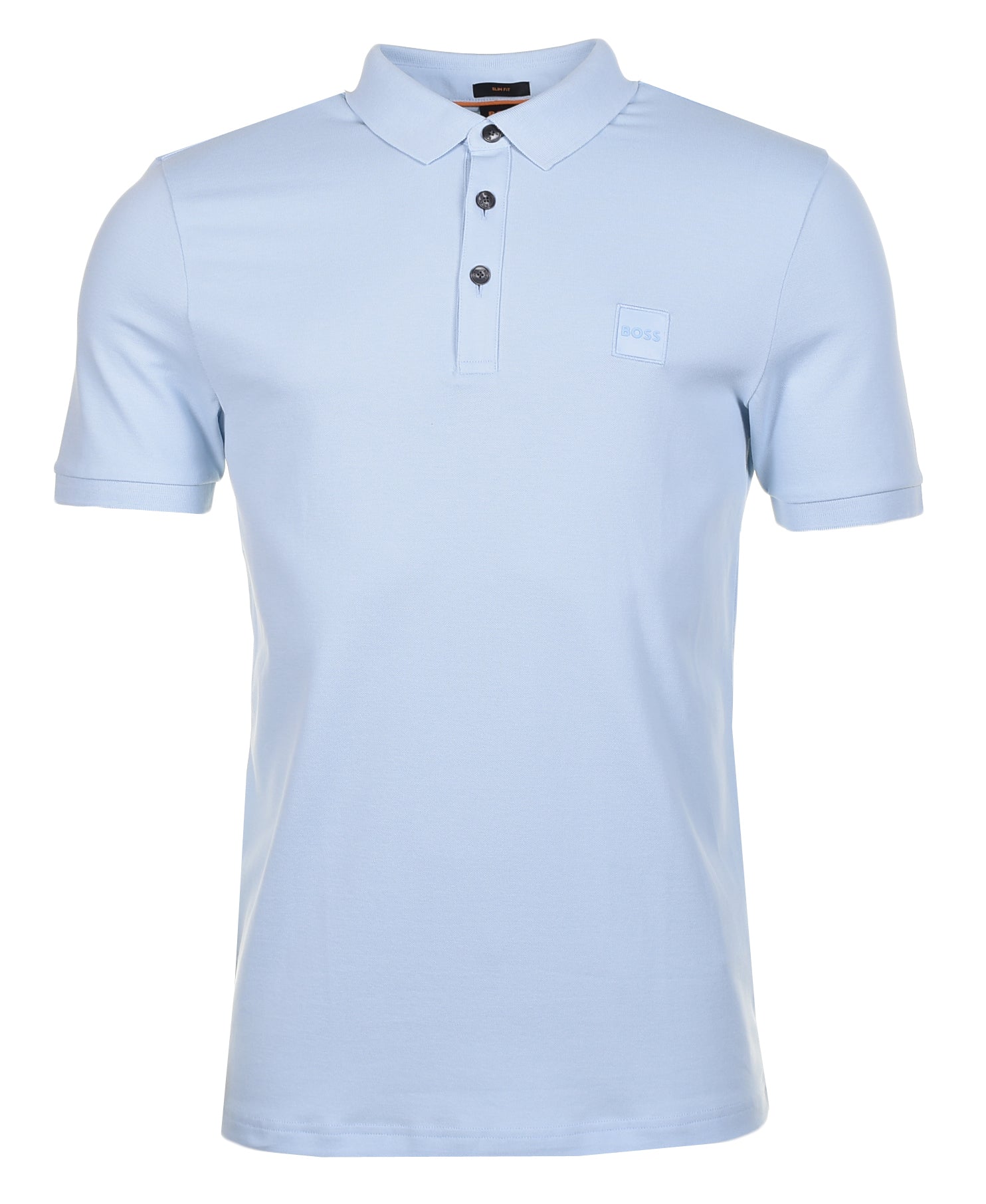 Passenger Short Sleeve Polo Shirt Open Blue