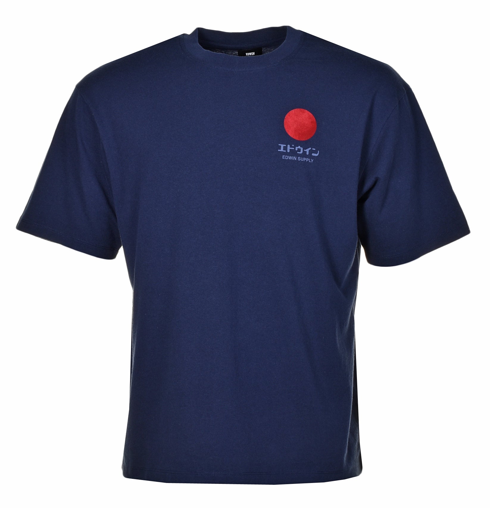 Japanese Sun Supply T Shirt Maritime Blue