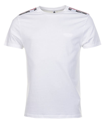 Underwear Shoulder Taped T Shirt White