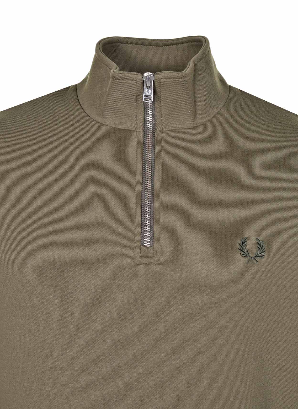 Half Zip Sweatshirt Uniform Green